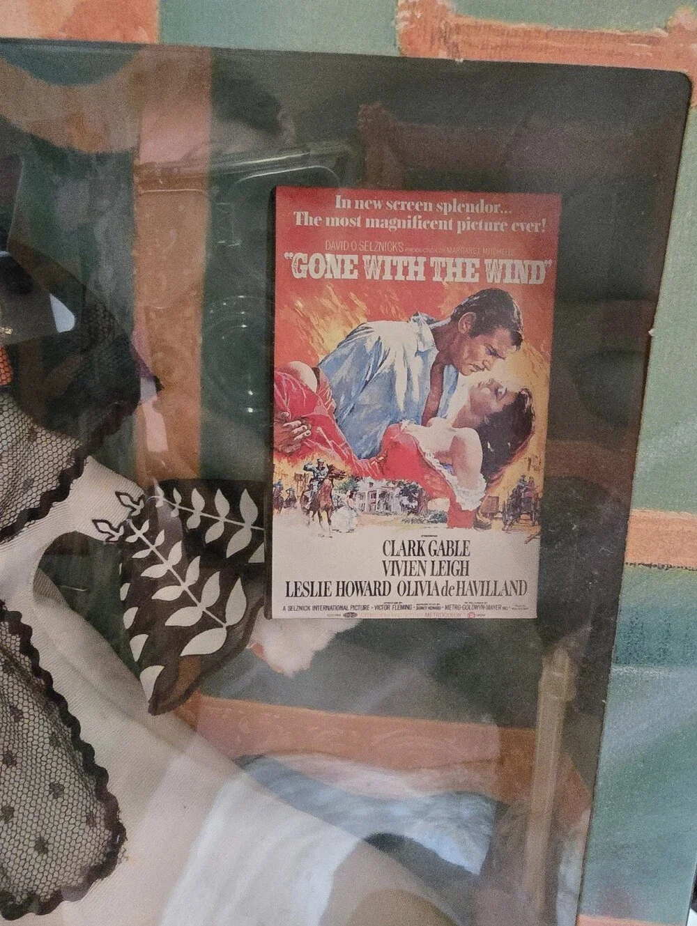 Gone With The Wind Inspired Doll in White and Black Outfit